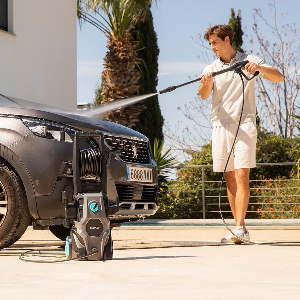 Cecotec HydroBoost 2400 AdvanceClean High Pressure Washer. 2400W, Home, Garden or Car, Flow Rate of 480l/h, 180 Pressure Bars, Aluminium Pump, Action Radius 14 m