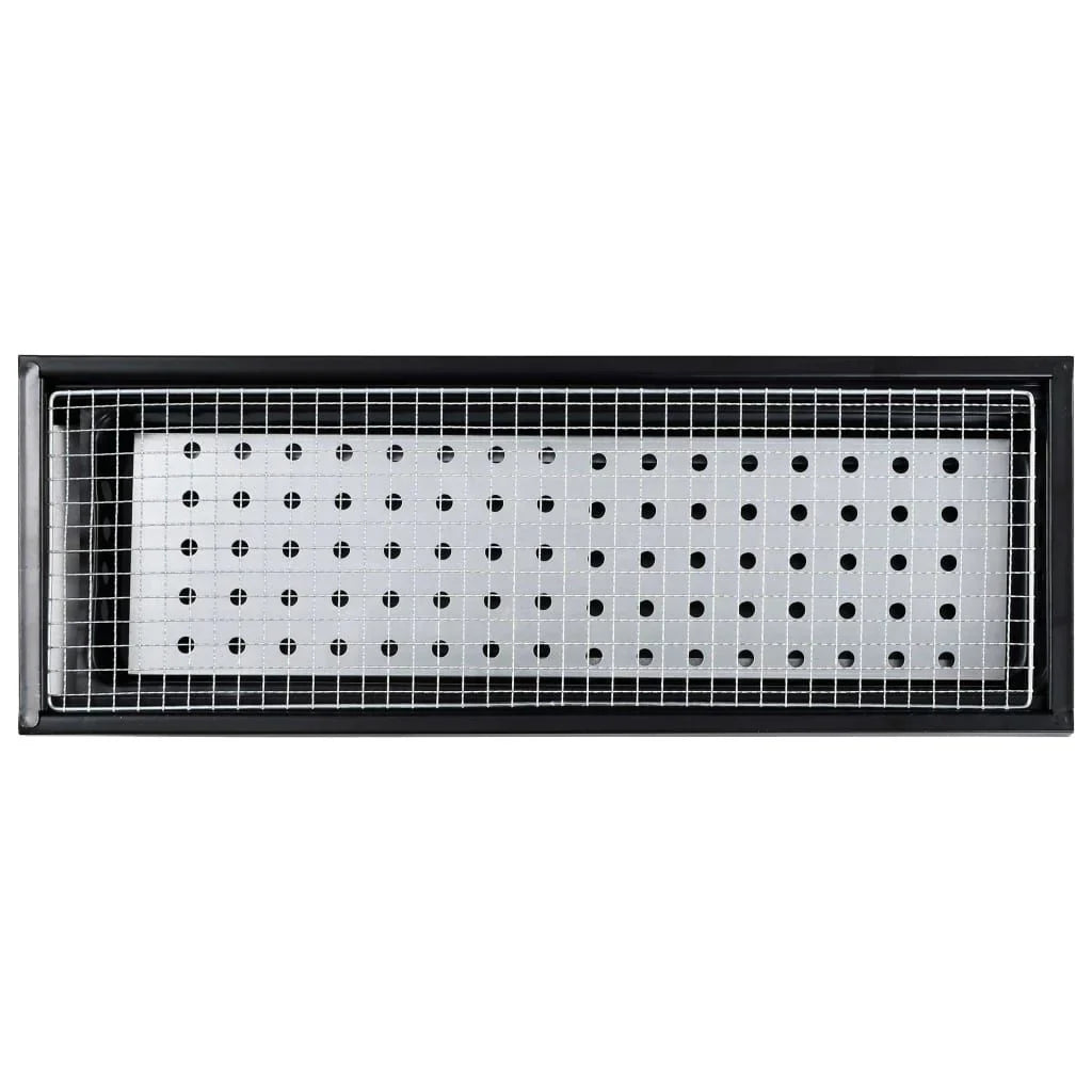 Barbacoa Portátil Para Camping De Acero 60x22,5x33 Cm Vidaxl