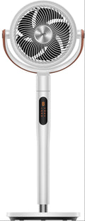 Dreo cichy inteligentny wentylator 25dB, zasięg 30M, 1500m³/h przepływ powietrza, turbo cyrkulator, wysokość 110CM, 6 trybów, 8 prędkości, oscylacja 120°+105°, PolyFan 513S