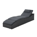 2025 Polyrattan Sonnenliege Klappbar Lamia