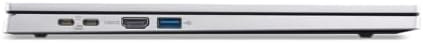 acer Aspire Go 15 - 15,6" Laptop (Intel Core i7 13620H, 16 GB DDR5 RAM, 1024 GB SSD, Windows 11 Home, Intel UHD Graphics) Silberfarben, QWERTZ Tastatur Deutsch mit Nummernblock