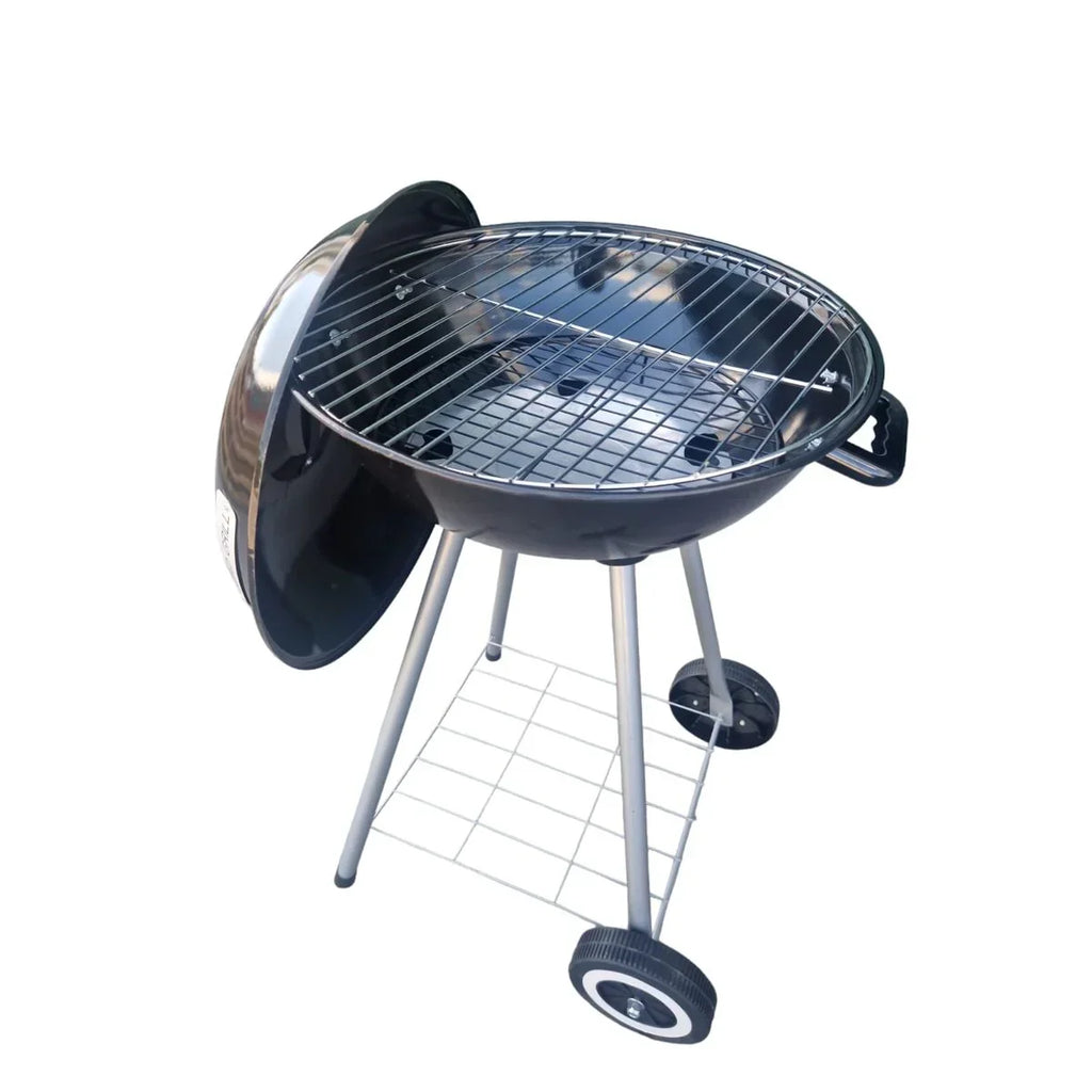 Barbacoa Elecsan Carbón 18.5 Pulgadas Con Ruedas Y Tapadera