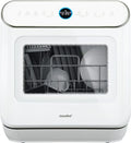 COMFEE Countertop Dishwasher, Mini Desktop Dishwasher with 6 Programs, Steam Wash, Baby Care and Fruit Wash, No Plumbing, Delayed Start, 72 Hours Storage, White