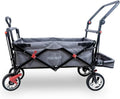 FUXTEC Bollerwagen CT800, Folding Cart, Fux Family Collection – Garden Cart for Children, Transport, by City, Country, Beach or Mountain – Pull or Push – Load Capacity 75 kg