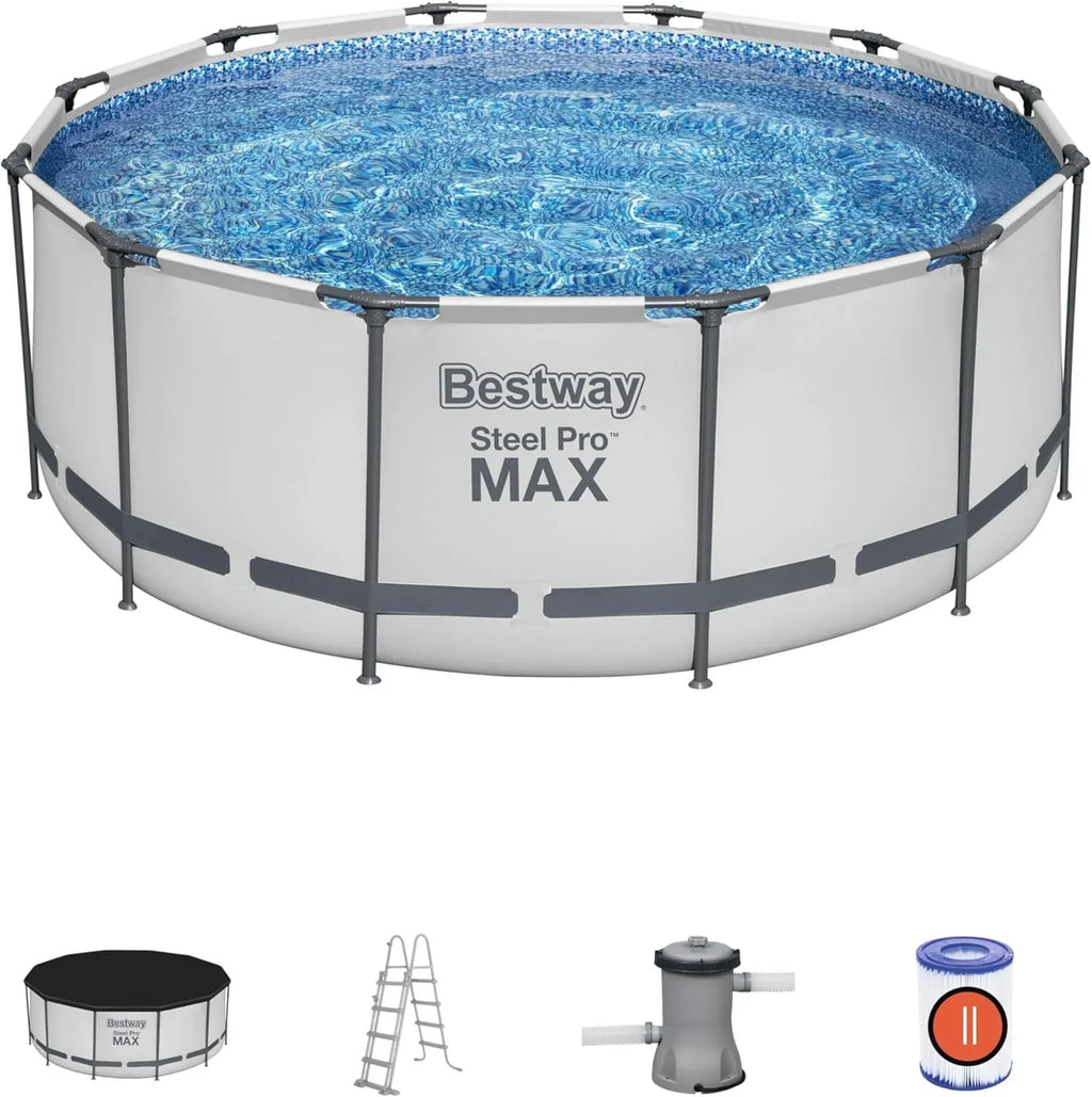 Bestway Steel Pro MAX 12' x 48"/3.66m x 1.22m Pool Set