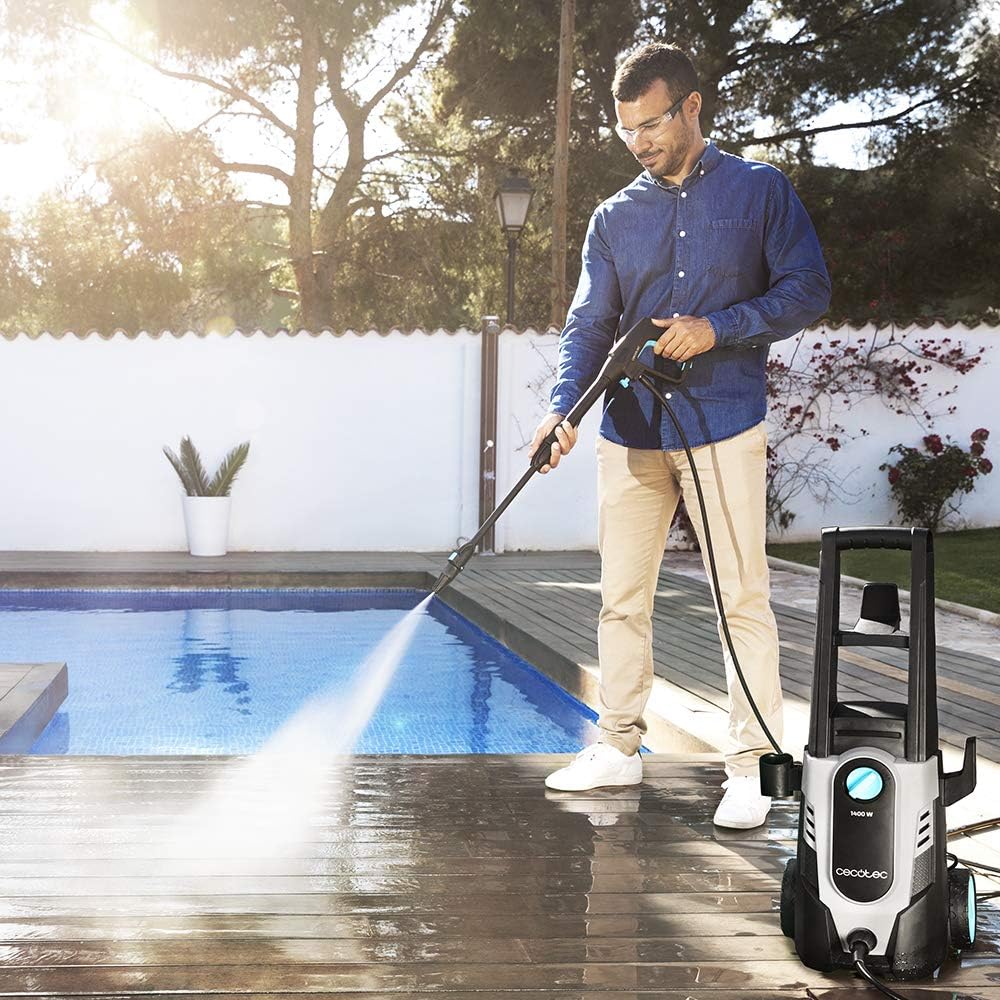 Cecotec HydroBoost 2400 AdvanceClean High Pressure Washer. 2400W, Home, Garden or Car, Flow Rate of 480l/h, 180 Pressure Bars, Aluminium Pump, Action Radius 14 m