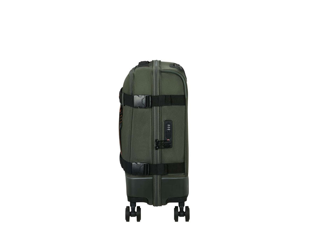 Mala De Cabina Interior Pista 55cm 4 Rodas Caqui Escuro 41.5 l American Tourister