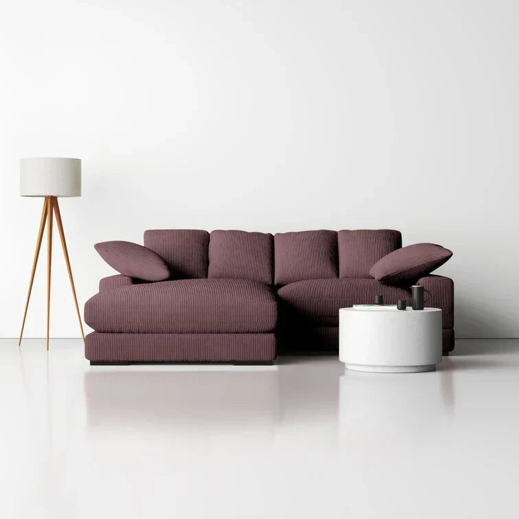 106″ breites wendbares Sofa und Chaiselongue