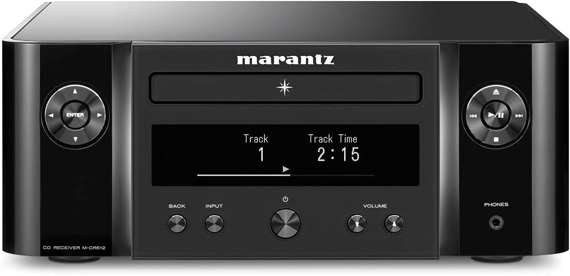 Marantz Professional, Sistema de Audio con Streamer Melody X (M-Cr612), Color Negro