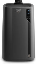 Pingüino PACEL112 Leises mobiles Klimagerät mit Eco-Real-Feel- und Cool-Surround-Technologie, Entfeuchterfunktion, 2,9 kW, 63 dB, Kunststoff, Schwarz, Energieeffizienzklasse A, bis zu 110m3