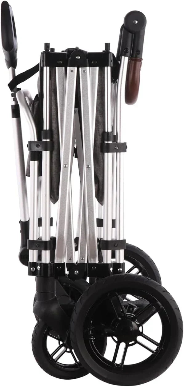 FUXTEC FX-CTL900 Premium Grey, Original Folding Trolley for Children, Ideal Garden, Beach or City, Push or Pull, Load up to 75 kg.