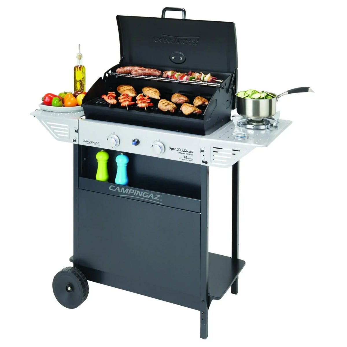 Barbacoa de Gas Xpert 200 LS Rocky con 2 Fuegos