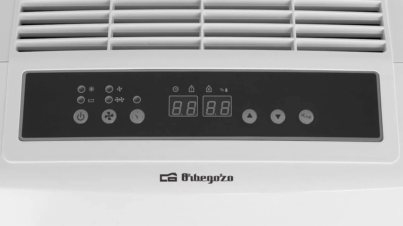 Orbegozo Dh 3000, deshumidificador Con Capacidad De Deshumidificación De 30L/Día, Refrigerante R290, Depósito 5,8 L, Área De Aplicación 120 M2, Sistema Anti-Congelación, 495 W, 2 velocidades
