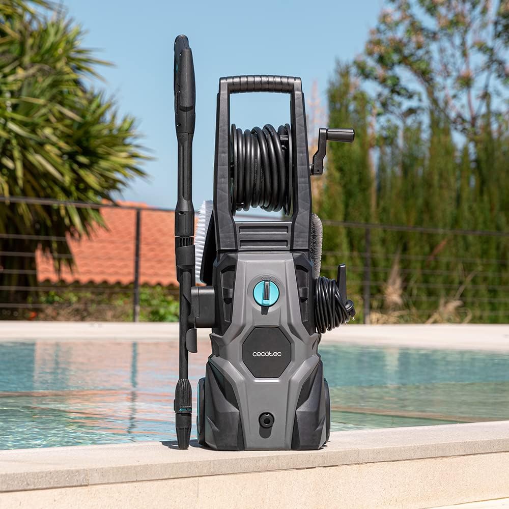 Cecotec HydroBoost 2400 AdvanceClean High Pressure Washer. 2400W, Home, Garden or Car, Flow Rate of 480l/h, 180 Pressure Bars, Aluminium Pump, Action Radius 14 m