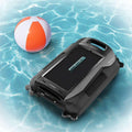 Cecotec Poolreinigungsroboter für Oberflächen- und Wasserlinienreinigung Conga Pooldroid AquaSkater. Solarladung, 16h Akkulaufzeit, 4,5L Korb und 187,5μm Filter, Ultraschall-Sensornavigation