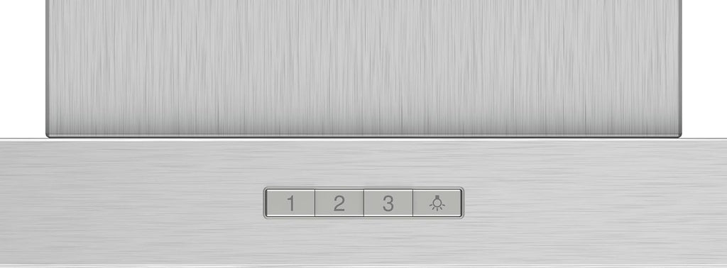Bosch – Wandesse, 90 cm, Serie 2, mechanische Steuerung, LED-Beleuchtung, Edelstahl, DWB96BC50