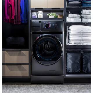 2025 GE Profile 4.8 cu. ft. UltraFast Combo Lavadora y Secadora con Tecnología de Bomba de Calor sin Conducto en Grafito Carbono