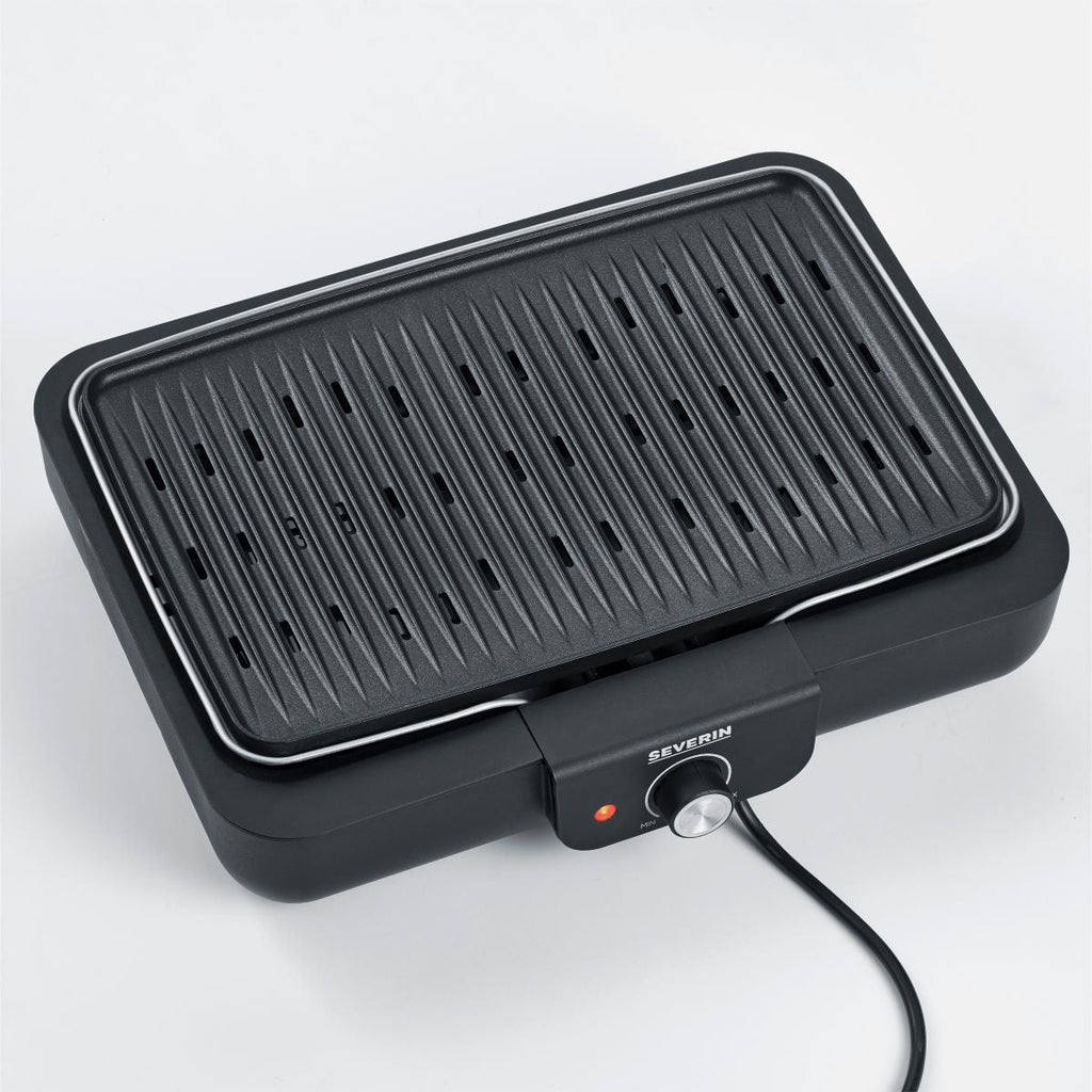 Severin Tischgrill PG 8556 mit Grillplatte - 2300 W, Schwarz