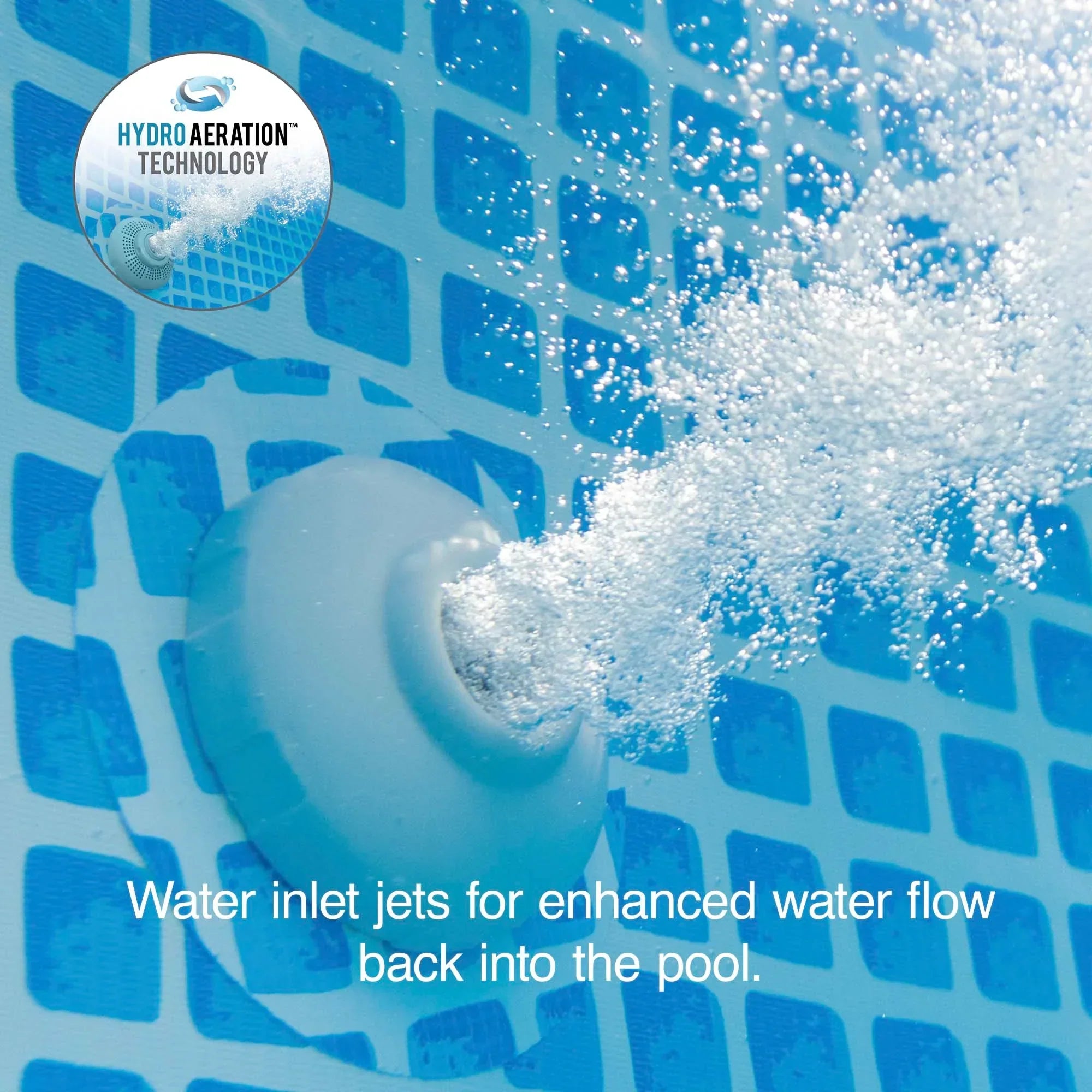 2025 Intex 2100 GPH Sandfilterpumpe für Aufstellpools mit automatischem Poolsauger