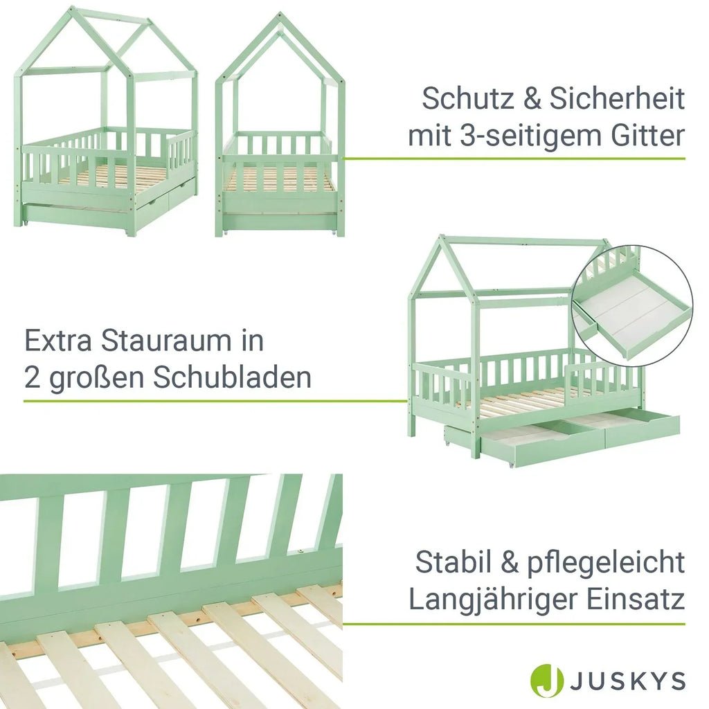 2026 Marli Kinderbett 90 x 200 cm mit Schubladen