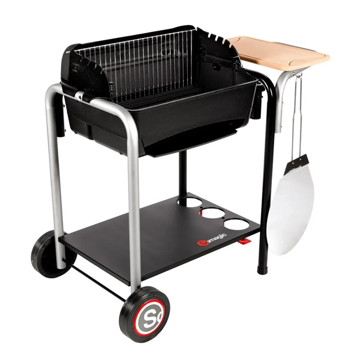 Roma Holzkohlegrill mit Pizzakochfunktion