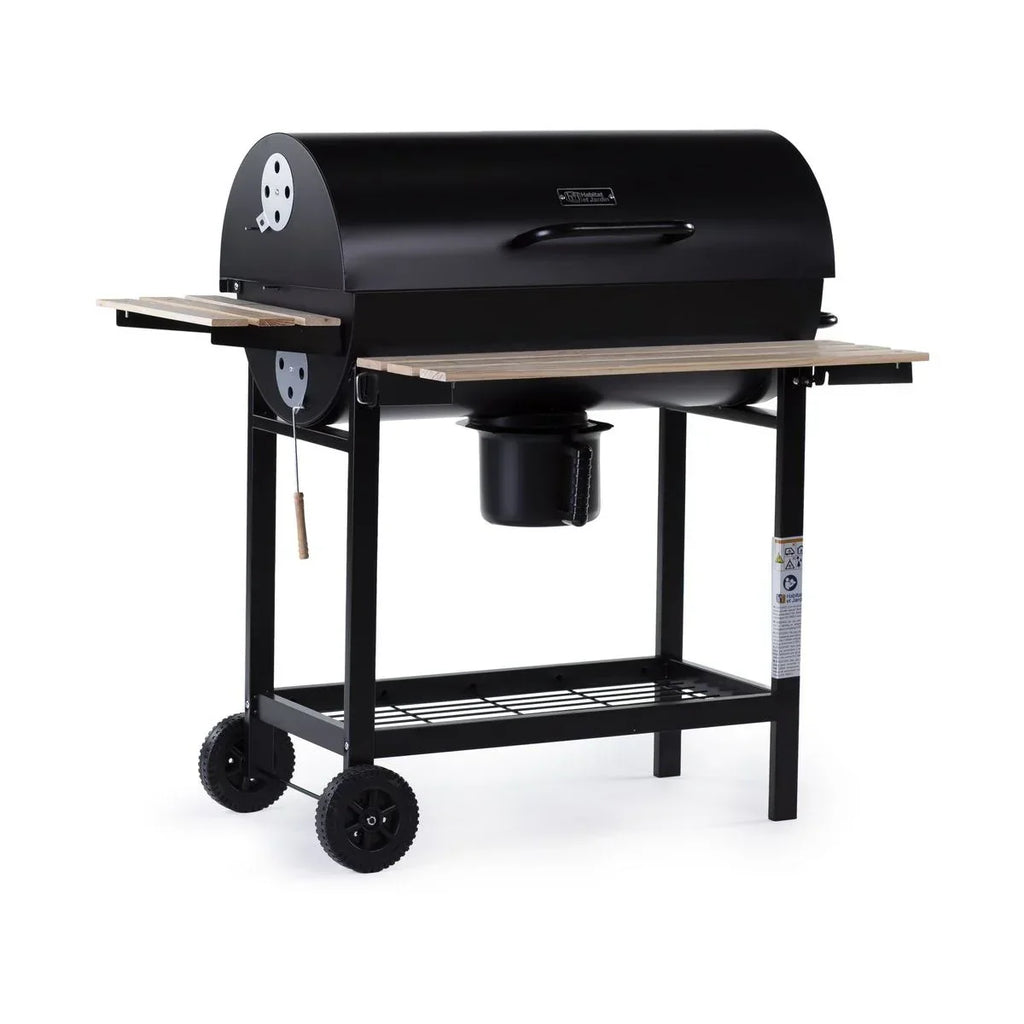 Holzkohlegrill „King“ – 95 x 63 x 105 cm – Schwarz