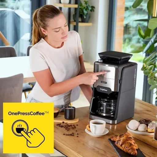 Filterkaffeemaschine mit Kaffeemühle Yoer 1520W 1,5L +Timer