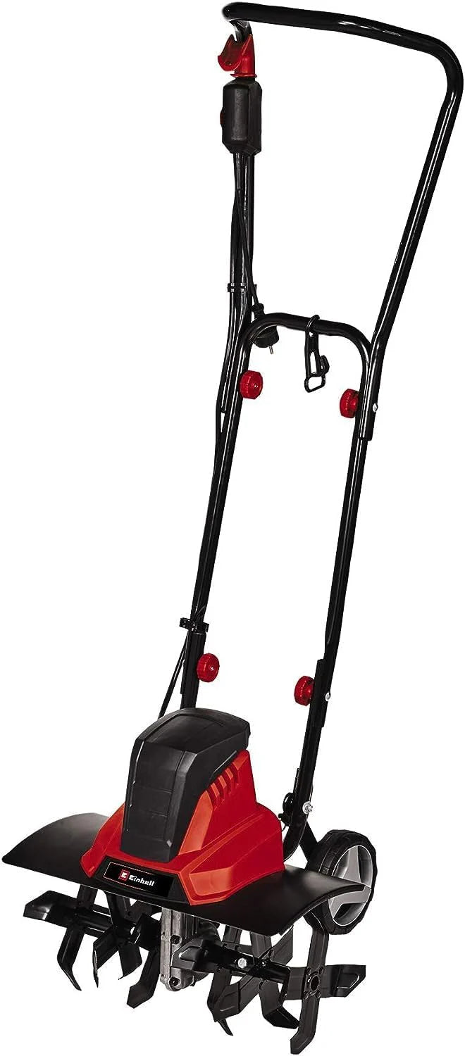 Einhell Motoazada eléctrica GC-RT 1545M (1500W - 45cm, motor conexión en hilera, interruptor seguridad 2 puntos, acoplamiento de sobrecarga, larguero de guiado plegable, cuchillas escarificadoras)