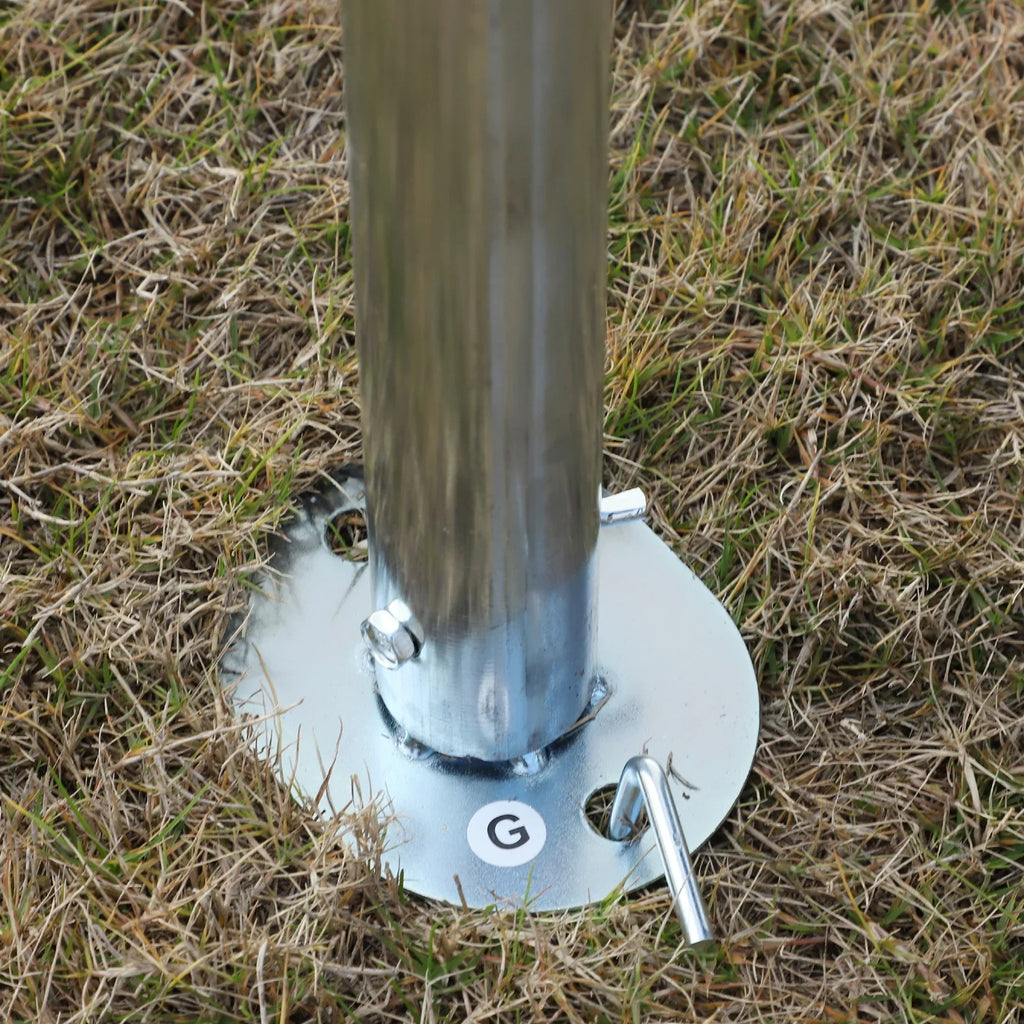 2025 Cochera de alto rendimiento Outsunny de 3 x 6 m en acero galvanizado con kit de fijación, 3 cables reforzados y lona blanca