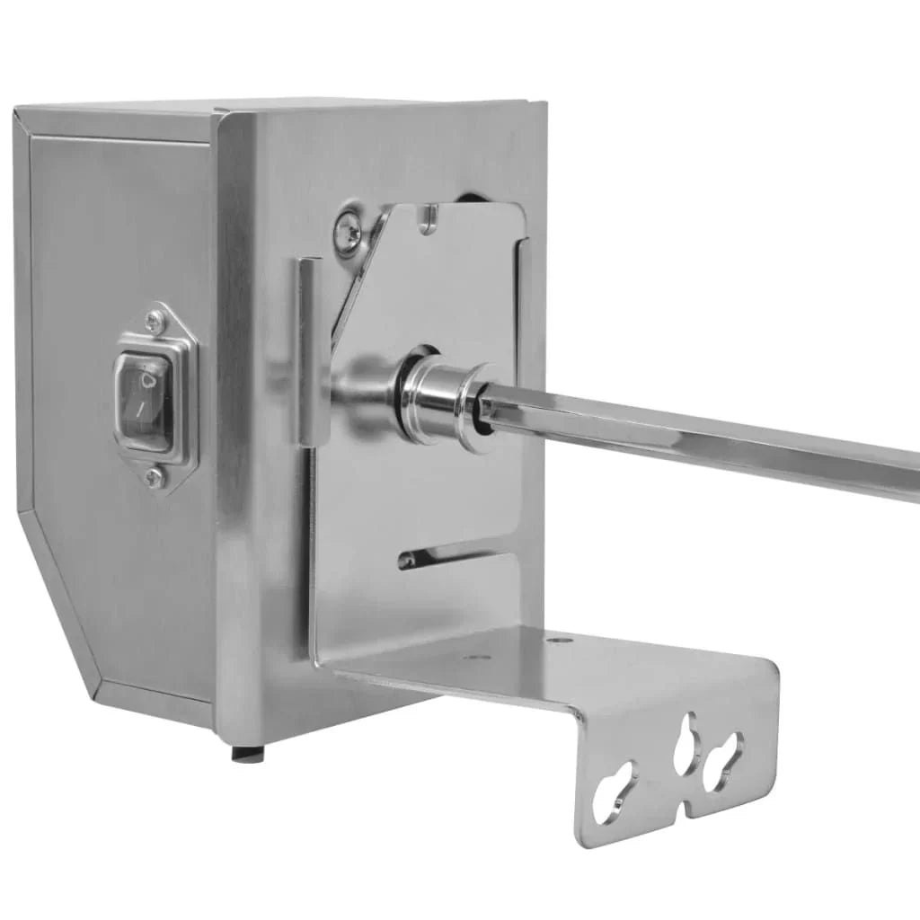 Vidaxl Professioneller Drehspieß für Braten/Grill mit Motor, Stahl, 900 mm