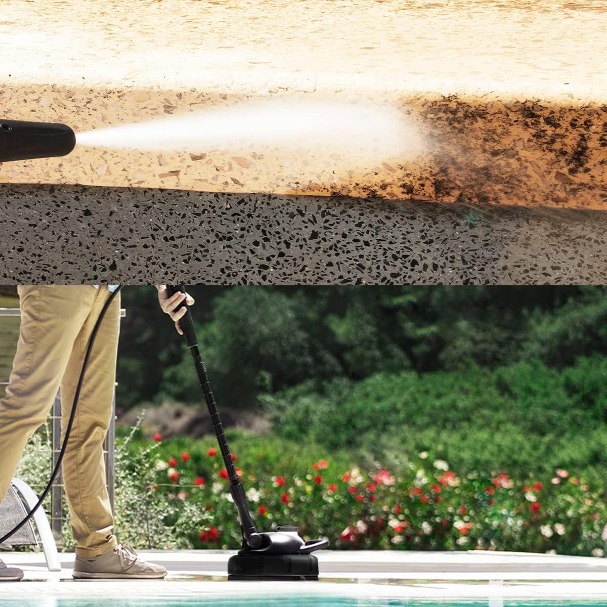 Cecotec HydroBoost 2400 AdvanceClean High Pressure Washer. 2400W, Home, Garden or Car, Flow Rate of 480l/h, 180 Pressure Bars, Aluminium Pump, Action Radius 14 m