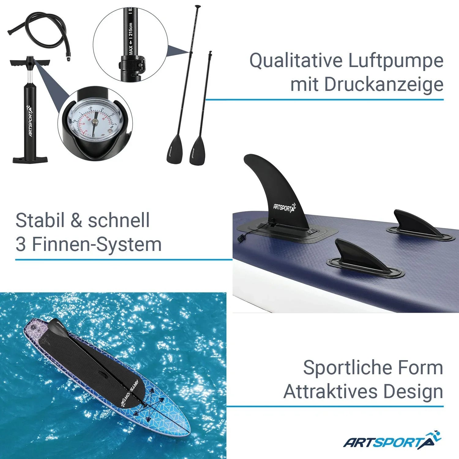 2025 Kit completo de tabla de stand-up paddle
