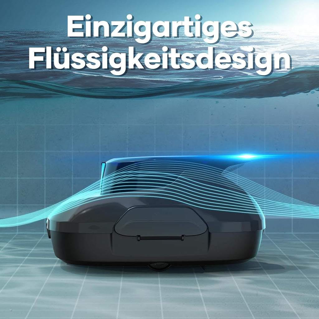 AIPER Poolroboter, Akku-Poolsauger, 90 Minuten Reinigungszeit, automatische Reinigung mit Selbstparkfunktion