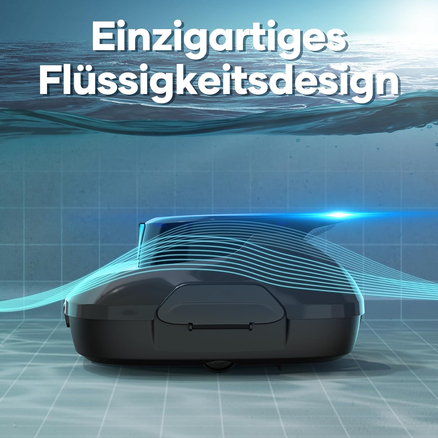 AIPER Poolroboter, Akku-Poolsauger, 90 Minuten Reinigungszeit, automatische Reinigung mit Selbstparkfunktion