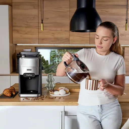 Filterkaffeemaschine mit Kaffeemühle Yoer 1520W 1,5L +Timer
