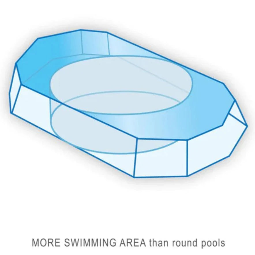 2025 Intex Prism Frame™ Ovaler Aufstellpool 503 x 274 x 122 cm