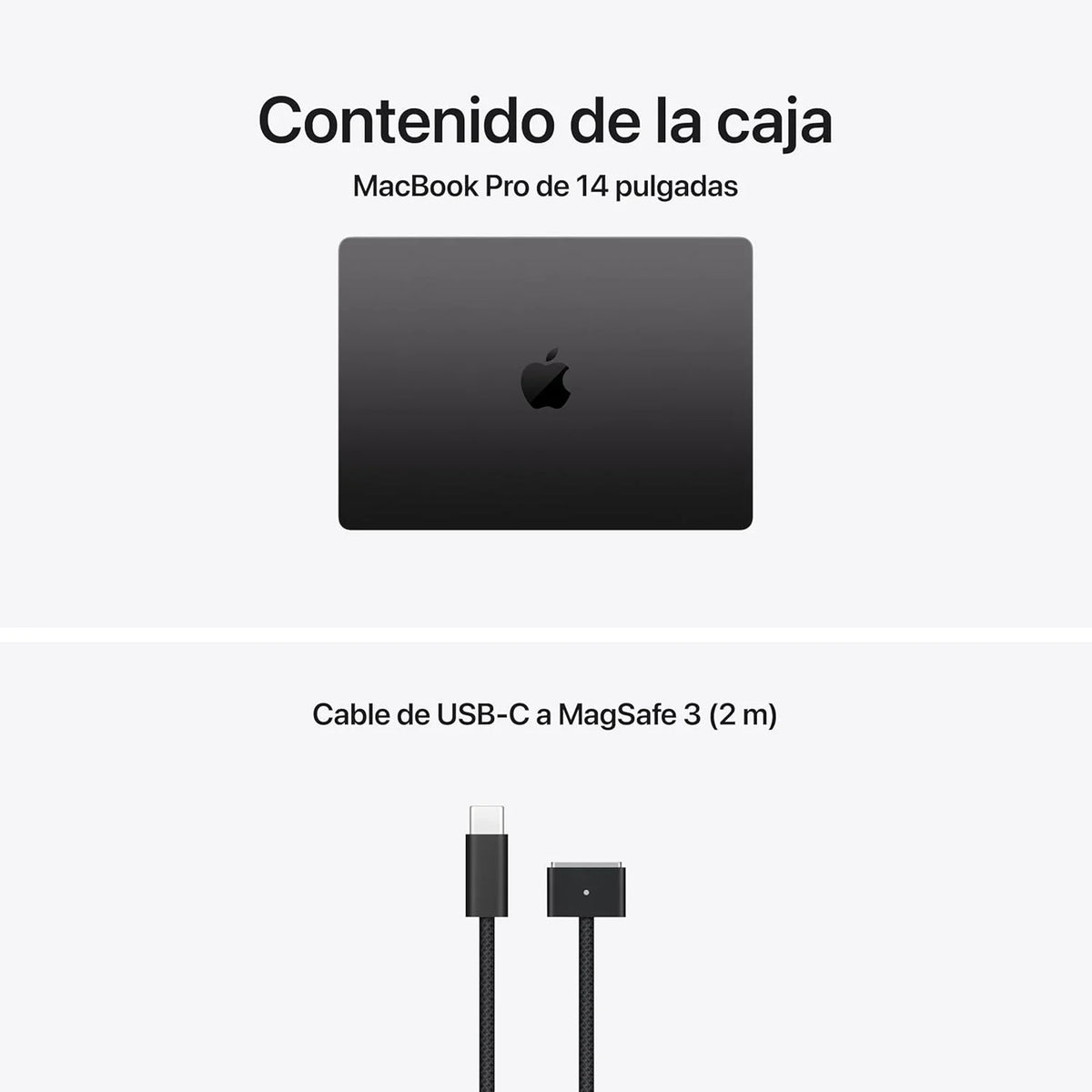 MacBook Pro Portátil de 14,2" con M5,CPU de 10 núcleos y GPU de 10 núcleos: Creado para Intelligence, Pantalla Liquid Retina XDR y 16 GB de Memoria unificada, 512GB; Negro Espacial