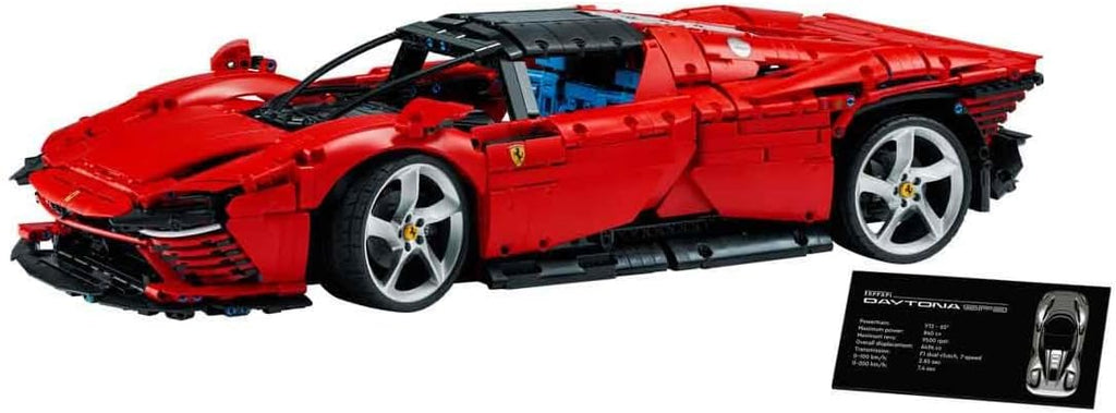 LEGO Technic Ferrari Daytona SP3, baubares rotes Supercar-Modell, Maßstab 1:8, Sammlergeschenk für Männer und Frauen, ultimatives Autokonzept 42143