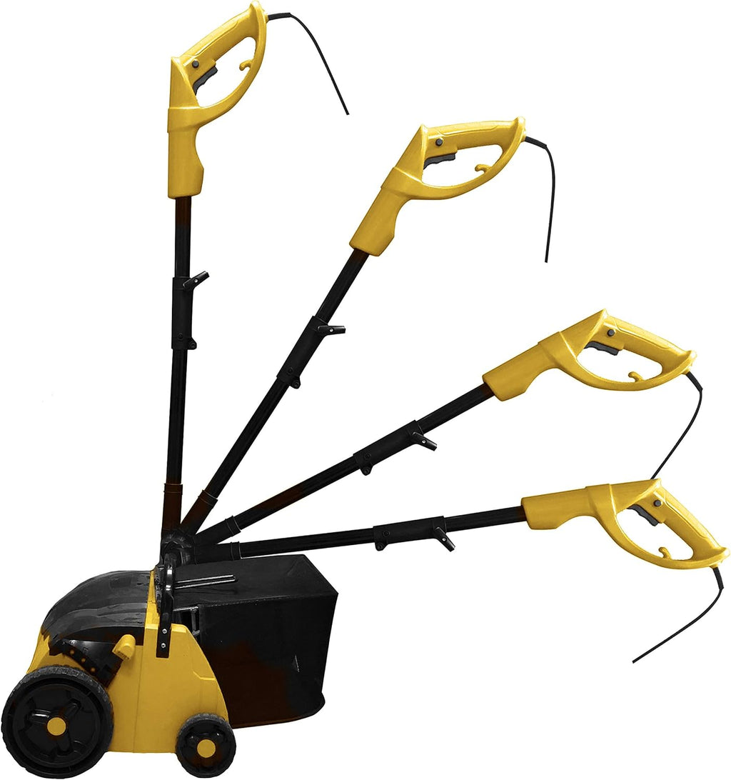 2026 Garland Roll&Comb 502E-V19 - Peinadora/Barredora césped artificial eléctrica enchufable - 1.600 W de potencia, 15'6 kg de peso, ancho de trabajo 40 cm con altura regulable. Saco de recogida de 40 l. Apto para superficies hasta 350 m2.