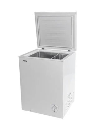 MAŁA ZAMRAŻARKA SKRZYNIOWA 2w1 LODÓWKA 100L KOSZ LED BIAŁA