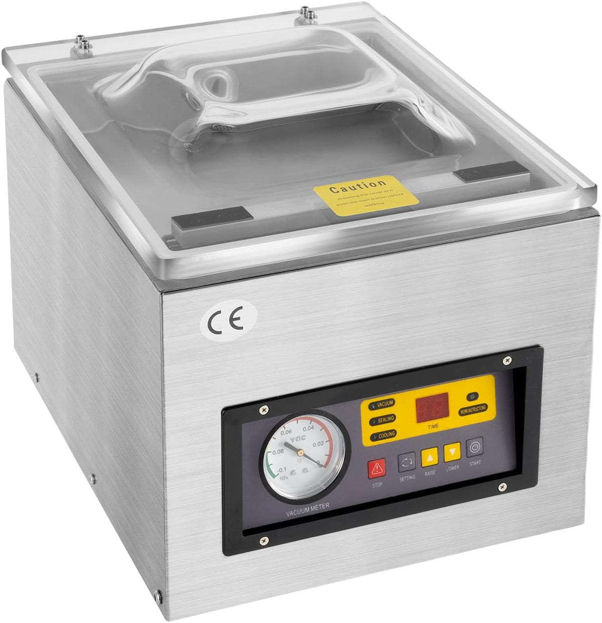 Professionelle Vakuumverpackungsmaschine DZ-260 - Industrielle Folienschweißmaschine 220V - Vakuumgerät aus Edelstahl