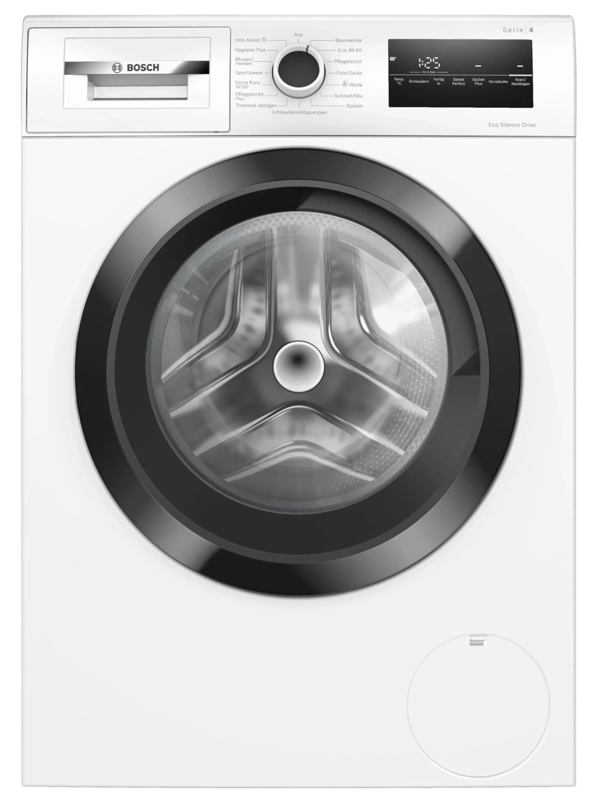 2025 Bosch WAN282K3, Serie 4, Frontlader-Waschmaschine, 8 kg, 1400 U/Min, SpeedPerfect, Top-Energie- und Wassereinsparung, Nachlegefunktion, besonders hygienisch, AquaStop, IronAssist