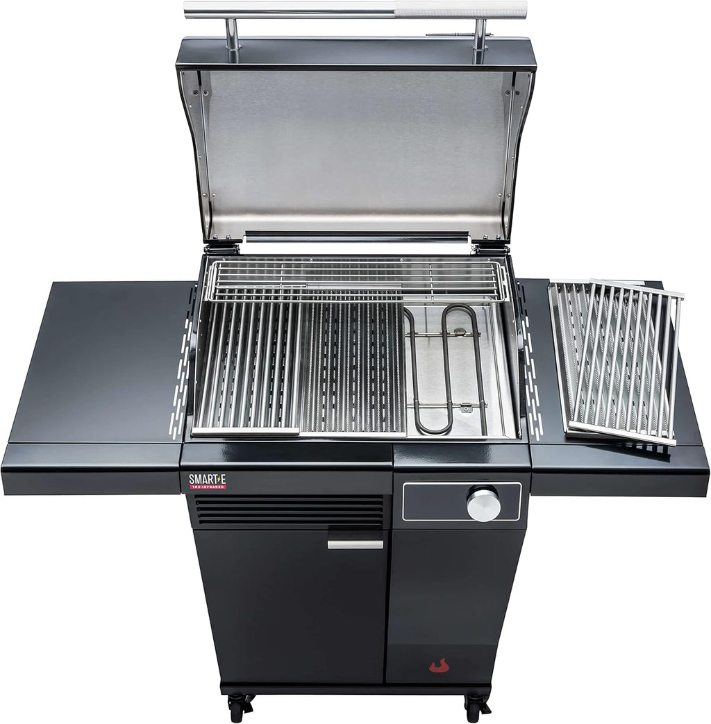 Char-Broil SMART-E Elektrogrill – Grill mit E-POWER 90–370°C, präziser Temperaturkontrolle, Reinigungsfunktion – Optimal für Kochen im Freien, Garten und Terrasse