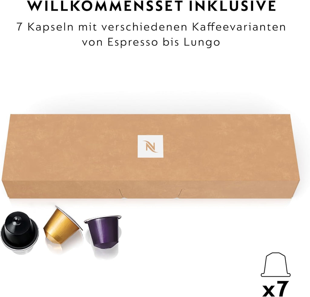 DeLonghi Nespresso Citiz EN267.WAE Kapselkaffeemaschine, spezielles Extraktionssystem, 1710 W, 1 L, Kunststoff, Weiß