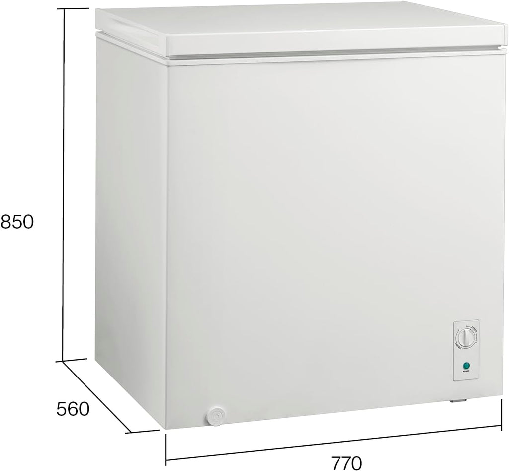 Edesa Gefriertruhe EZH-2011 /C Defrost-Technologie Verstellbarer Thermostat Kapazität 198L Farbe Weiß