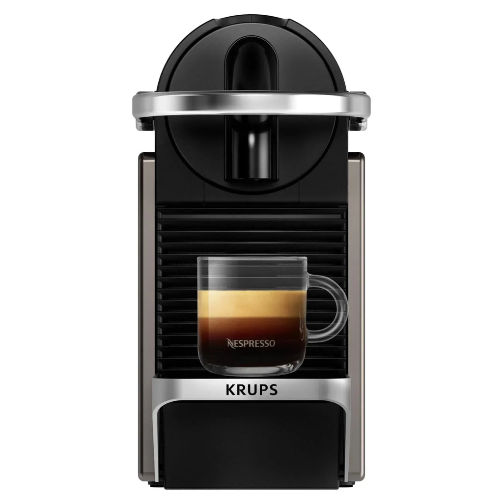 2025 Cafetera de cápsulas Krups Nespresso Pixie Redesign | Espresso y lungo | Estilo industrial | Bajo consumo energético | Apagado automático | Bandeja ajustable | Cápsulas reciclables | Modelo XN306T