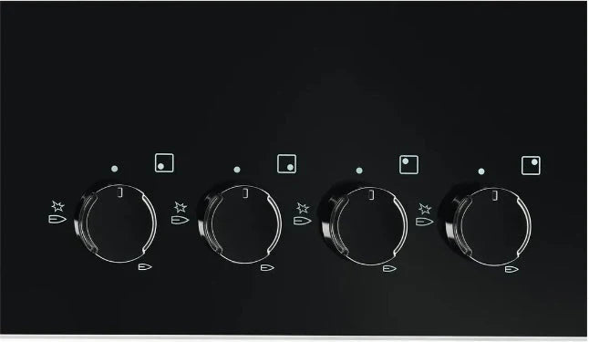 Płyta gazowa ELECTROLUX EGG6407K 59x51cm 4 palniki żeliwny ruszt czarny