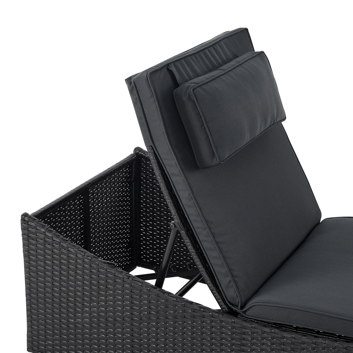 2025 Polyrattan Sonnenliege Klappbar Lamia