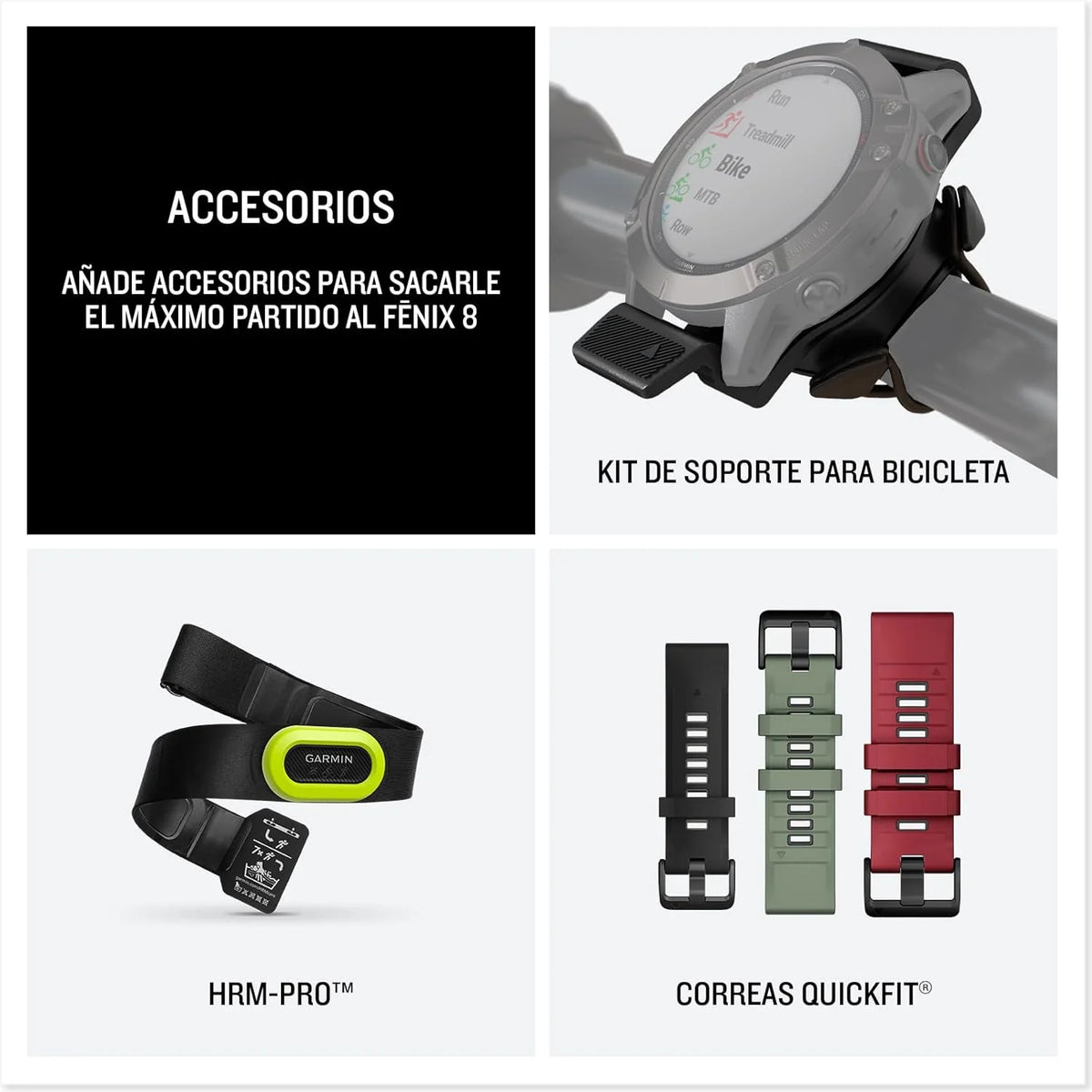 Garmin fēnix 8-51mm - Reloj de Alto Rendimiento GPS Multideporte con Pantalla táctil AMOLED, Linterna LED, Altavoz y micrófono Integrados, Mapas y hasta 29 días de autonomía, Negro