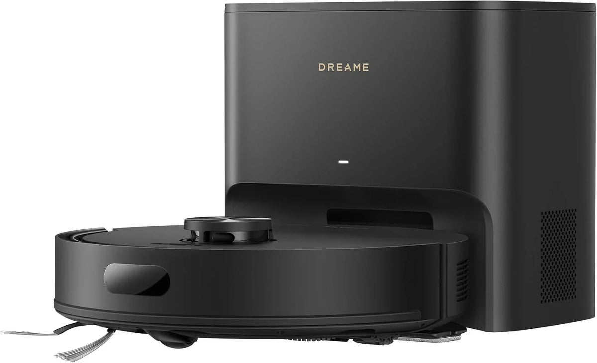 DREAME D20 Pro Plus 2-in-1 Robot Vacuum Cleaner and Scrubbing, 13,000 Pa, Double Brush for Pet Hair, Corner Cleaning, Emptying, LDS Navigation, Laser Dodging, Hard Floors/Carpets, 5200mAh